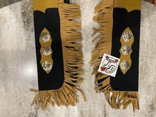 NEW JT INTERNATIONAL PERFORMERS CHOICE AMARA SUEDE CONCHO FRINGE SPORT BOOT COV