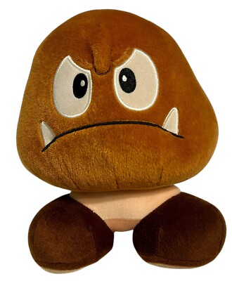Little Buddy Super Mario Bros Goomba Plush - 12 Inch Large, Officially Licensed