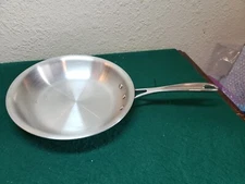 Calphalon Stainless Steel 8" Round Frying Saute Pan Skillet #1392 No Lid USA