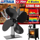 <!--F#f_0-->4 Blade Cocoon Fan For Wood Log Burner Fireplace Quiet Environment Heat Fire Hot<!--F/-->