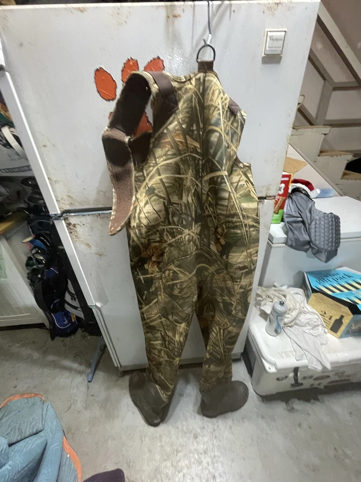Hodgman Brighton Neoprene Waders #13560A Size 8 Reg Advantage Camo Overall Boots - Image 4 of 4