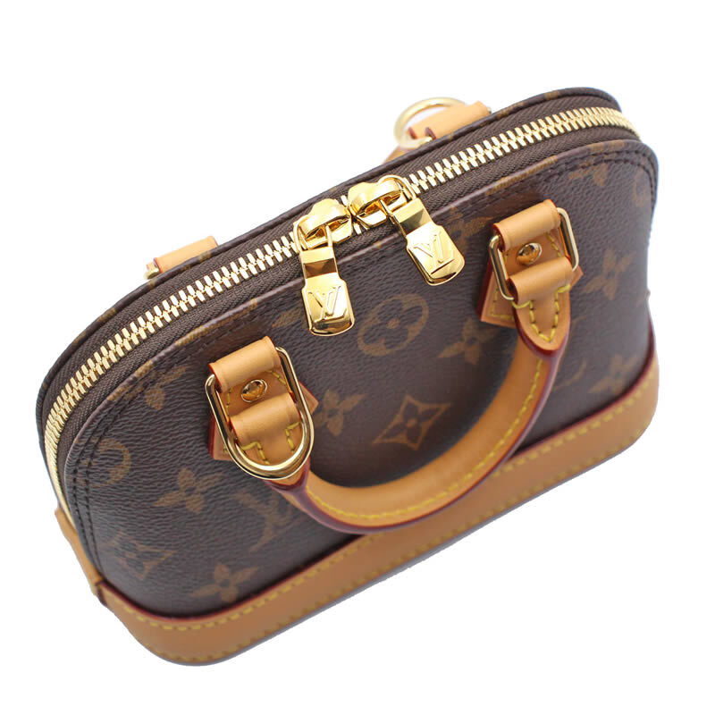 Louis Vuitton Nano Alma Monogram 2Way Bag Handbag Shoulder 4