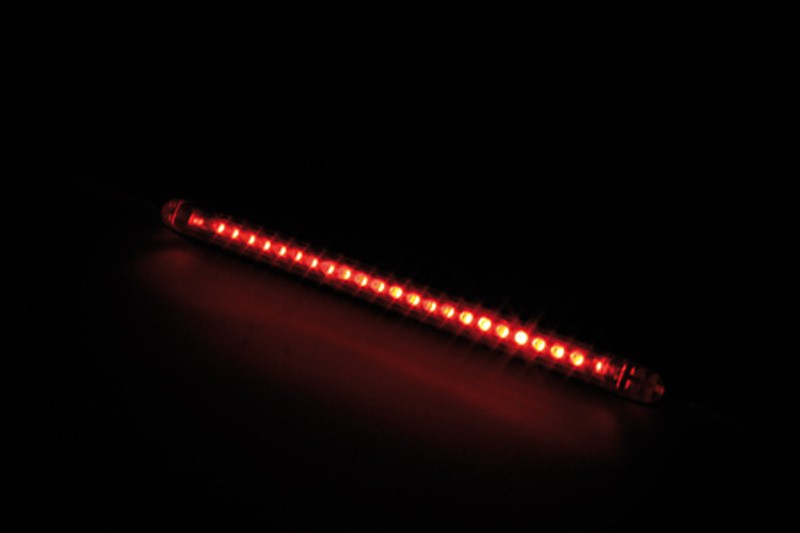 Feu arrière LED HIGHSIDER pro String, finition noire haut de gamme pour moto
