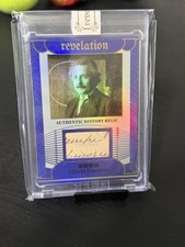 Albert Einstein&mdash;2025 Eternal&mdash;AUTHENTIC RELIC&mdash;HANDWRITING&mdash;PURPLE&mdash;SSP&mdash;/75&mdash;SEALED