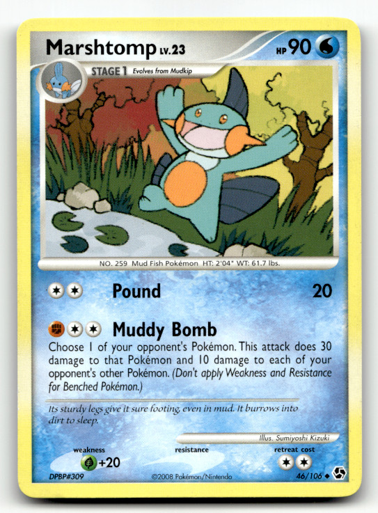 Marshtomp 46/106 Normal Uncommon Great Encounters LP