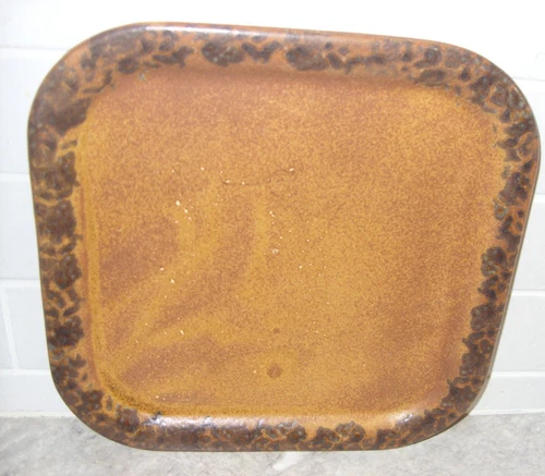 McCoy Canyon Mesa Square 9 7/8" Dinner Plate Imperfect Replacement Mottled Edge