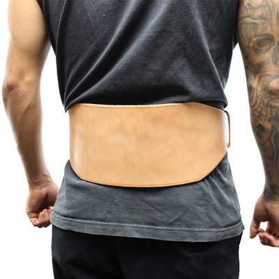 Last Punch 6'''' Padded Leather Weight Lifting Belt   Durable Power Support