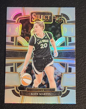 Kate Martin ROOKIE SILVER Prizm ( 2024 Select WNBA #22 Aces RC Valkyries Invest)