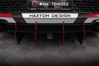 Heckansatz Diffusor Passend FüR Audi R8 Mk2 Fl Schwarz Matt