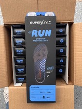 Superfeet Run Cushion Medium Arch Insoles - Size F M 11-13 / W12 