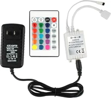 24 Key LED Strip Controller, Wireless Rectifier Control Box, IR Remote Controlle
