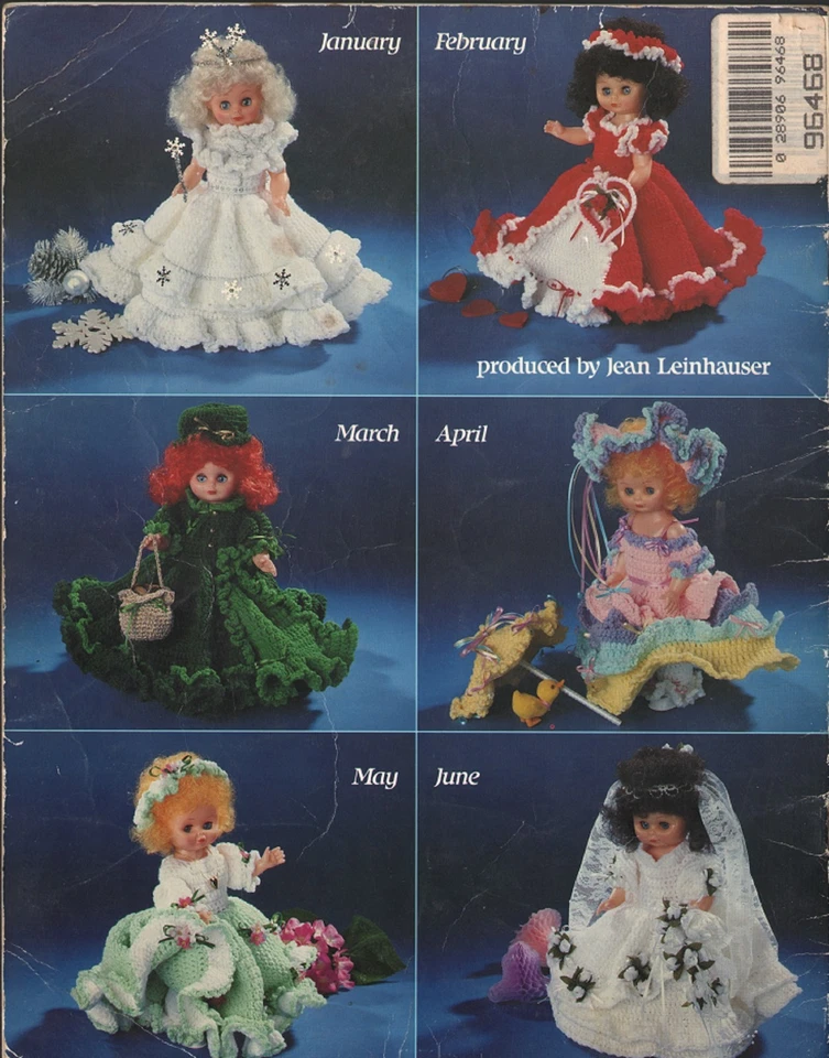 A Doll a Month Crochet Collection, American School of Needlework, Hazel Pitre - Image 2 of 2