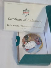 Walt Disney Classics Collection Little Mischief Makers Disk Ornament Chip N Dale