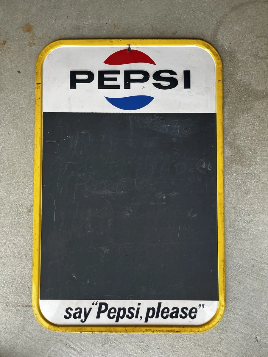 pepsi menu sign products for sale | eBay
