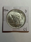 1922 D Peace Silver Dollar UNC Tougher Date