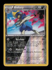 REVERSE HOLO BISHARP RARE HOLO 64/114 MP POKEMON