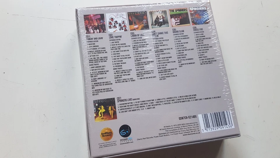 The Spinners: Keep On Keepin’ On - The Atlantic Years, 7CD Box set - Image 3 of 4