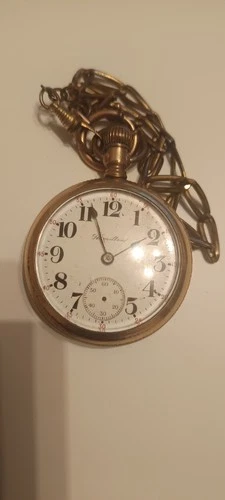 Antique Hamilton, Grade 974, 17J, 16S, Year 1913, Pocket watch [not working]