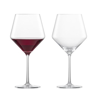 ZWIESEL GLAS Pure Burgundy Red Wine Glass (Set of 2), Burgundy Glasses for Red W