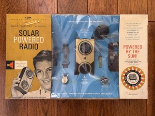 Vintage 1960's International Rectifier EP 6 Solar Transistor Radio Kit