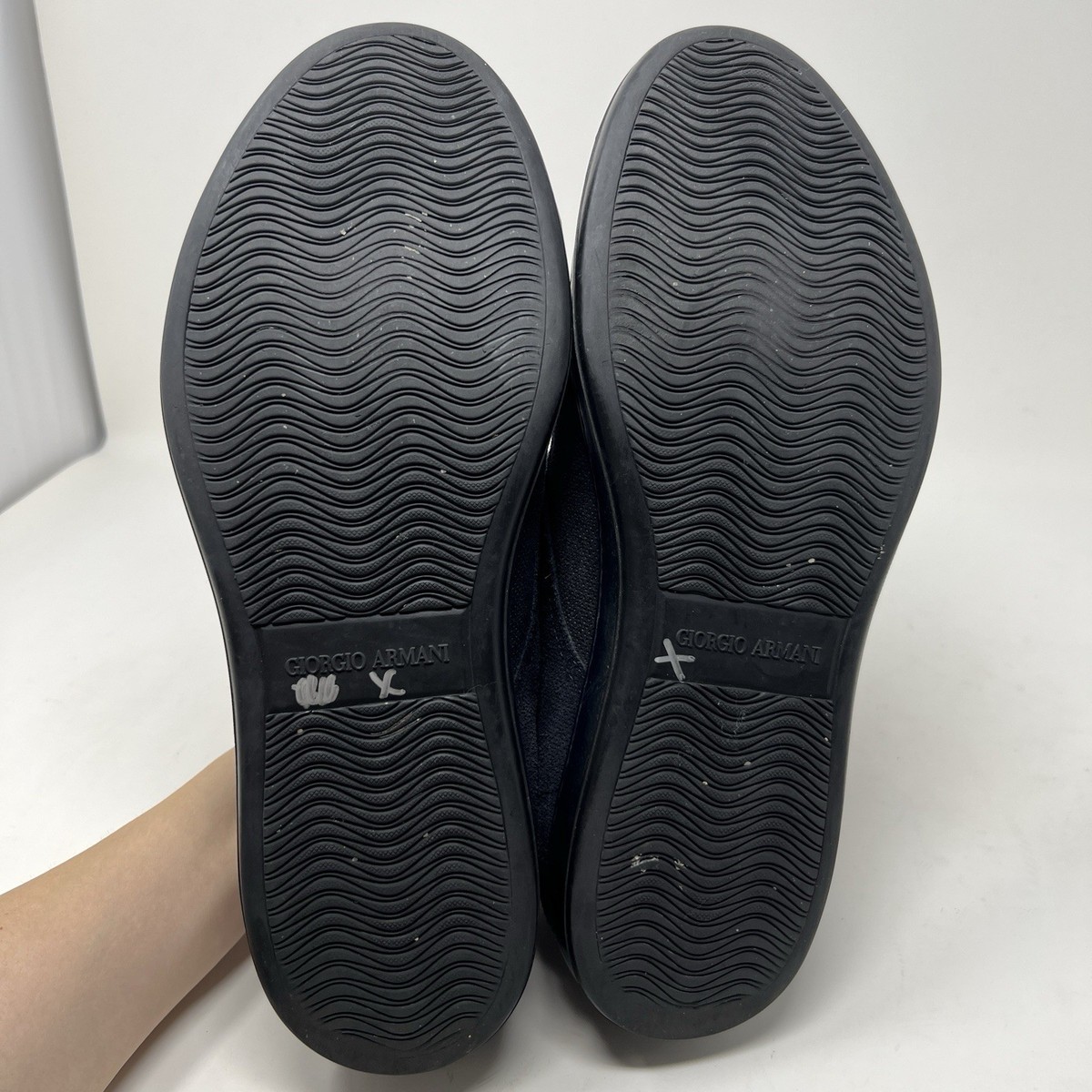 Giorgio Armani‎ Lace Up Derby Suede Dress Shoes Men\'s Size 9 Perforated Italy Giorgio Armani Lace Up Derby Suede Dress Shoes Men main image 2