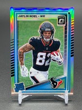 2025 Donruss Optic # 241 JAYLIN NOEL ROOKIE Silver Holo Houston Texans RC