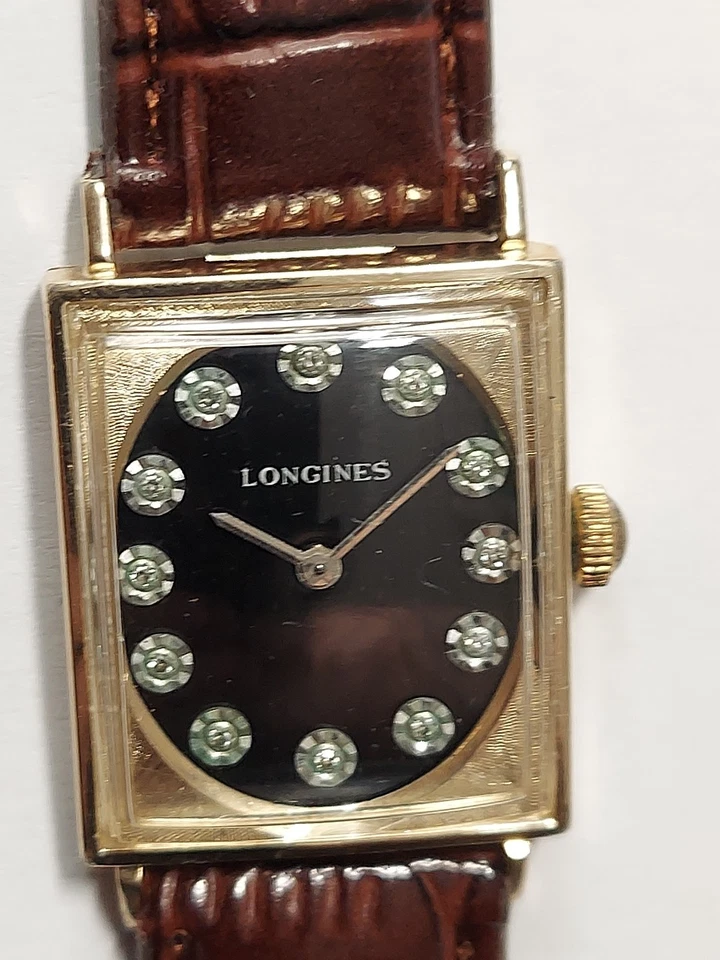 Longines Diamantes Dial Cal 528 Hombre’s Y Mujer’s Oro 17 J 10k Amarillo Relleno Swi Foto 3 de 4