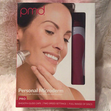 Pmd Personal Microderm Pro Diamond Microdermabrasion Vacuum Suction 2-speed Pink