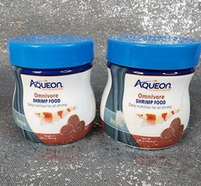2x LOT Pack Aqueon Omnivore Shrimp Food Discs 1.65oz for Genus Caridina EXP 7/28