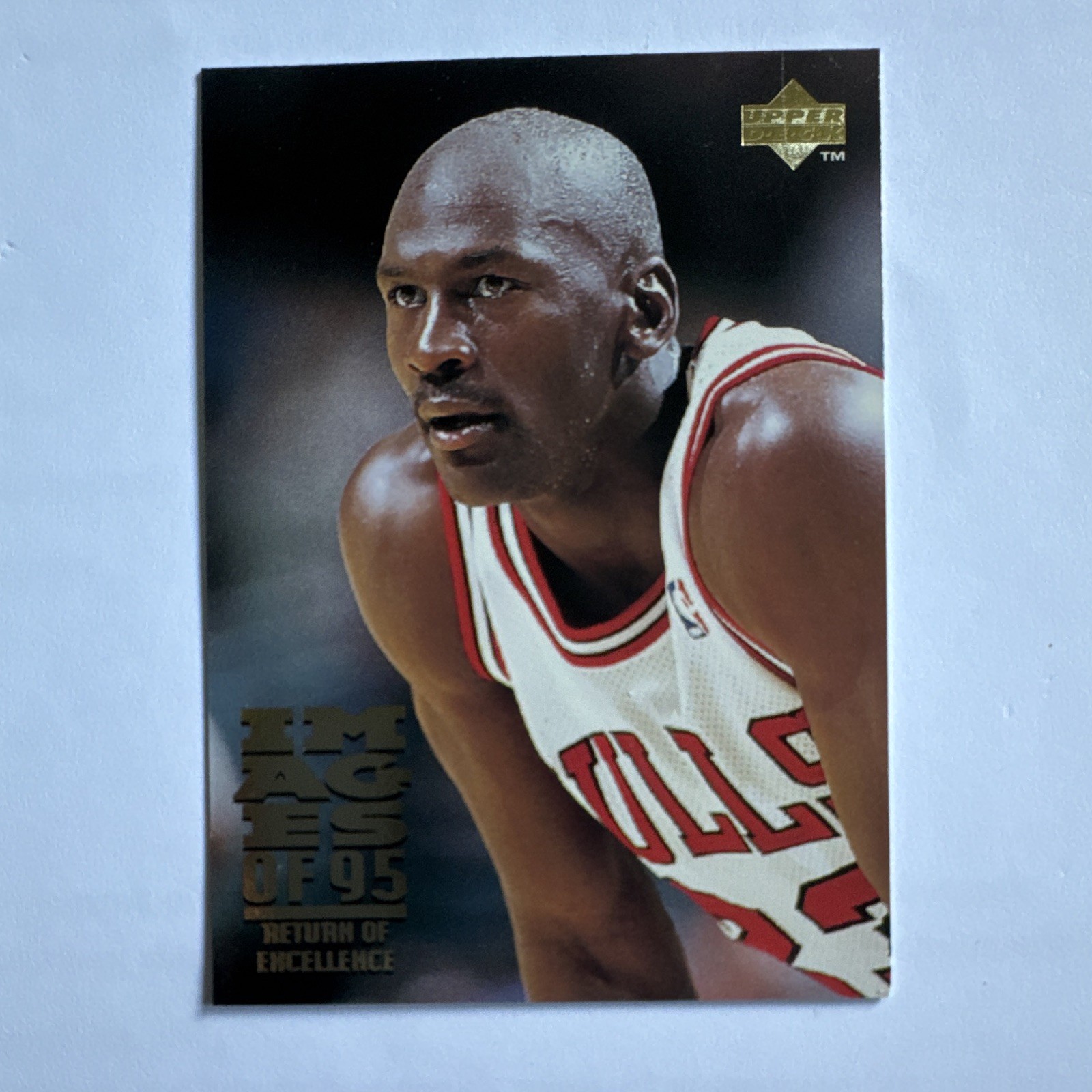 Upper Deck 1995-96 - Michael Jordan #335 Images of 95 Insert Bulls