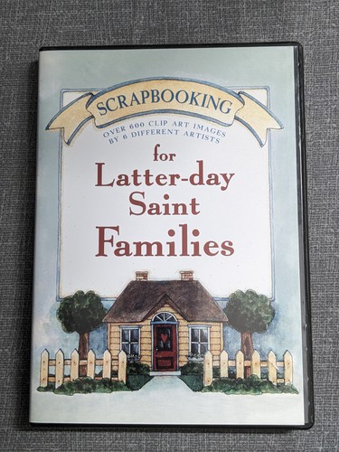 Digital Scrapbooking Latter-day Saint Families CD-ROM 600+ Clip Art Images PC