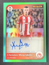 Christos Mouzakitis 2024-25 Topps Merlin UCC Green Refractor Auto RC /99 AU-CM