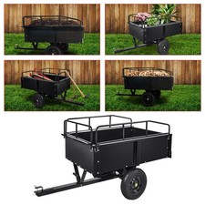 Garvee|steel Platform Cart|750lbs|15cu.ft|material Handling|yard Industrial Use