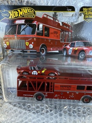 Hot Wheels Premium Team Transport Ferrari 250 GTO & Fiat 642 RN2