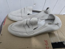 Zara flat split suede loafers size 39