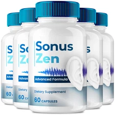 (5 Pack) SonusZen Capsules, Advanced Sonus Zen for Clear Hearing & Ear Support