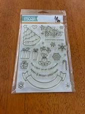 Simon Says Stamp! Merry & Bright Stamp Set -Christmas