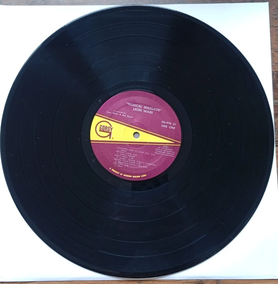 Leon Ware " Musical Massage " Gordy G6-976S1 USA 1976 RARE & TOP ! PLAYS SUPER ! - Bild 3 von 4