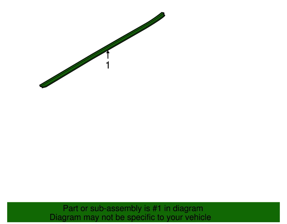 Ford Mustang 2010-2014 genuíno - Cinto tira meteorológica AR3Z-6321452-A - Imagem 2 de 3