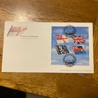 GB 2001 Flags & Ensigns Miniature Sheet RM FDC + Maritime Britain, Faslane SHS