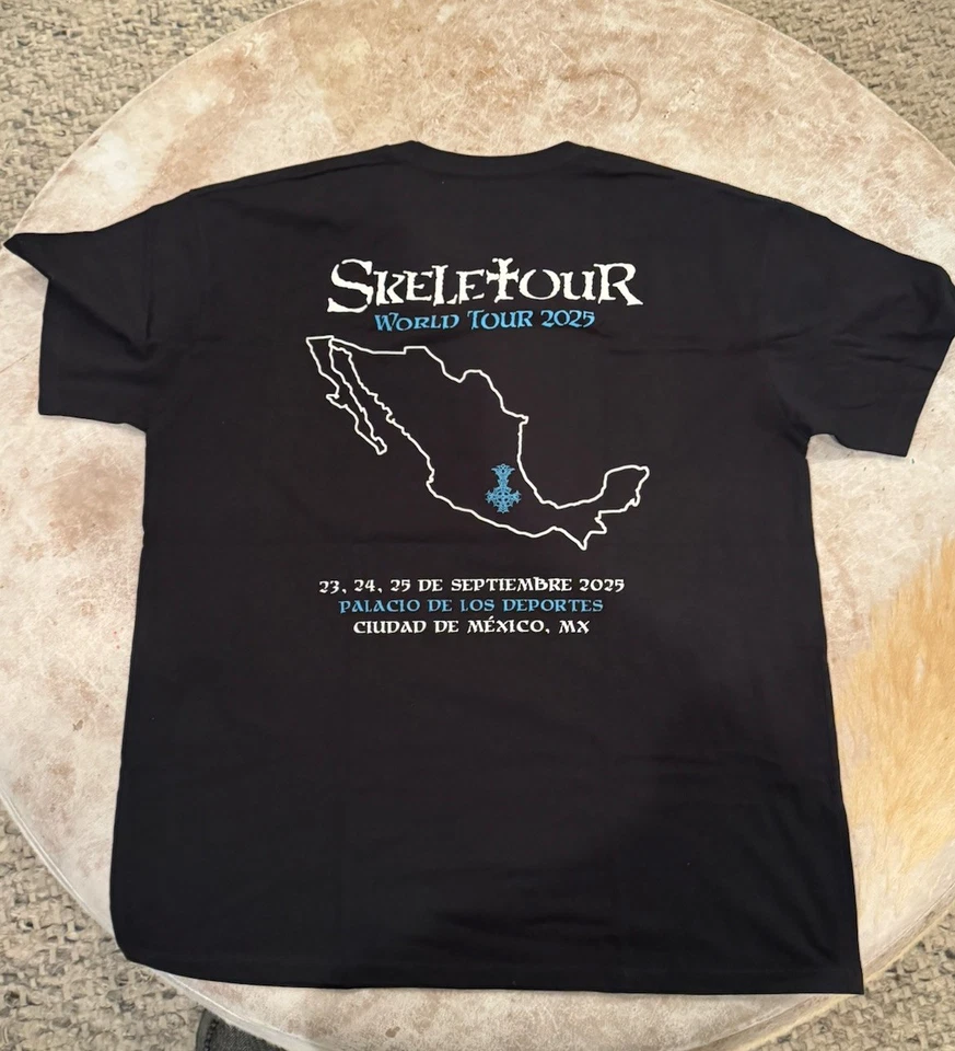 Official Ghost Skeletour 2025 Papa Mexico City Tour Shirt Licensed Official Wow! - image 2 of 3