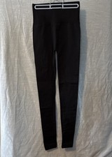 Zenana Outfitters Leggings Black Skinny Pull On Women  s Sz S/M NWOT