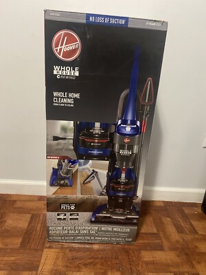 Hoover WindTunnel 2 Blue Whole House Rewind Upright Vacuum Cleaner