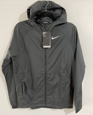 Men's Nike Essential Running Hooded Full Zip Jacket - Large Bv4870 010  Black for sale online | eBay
