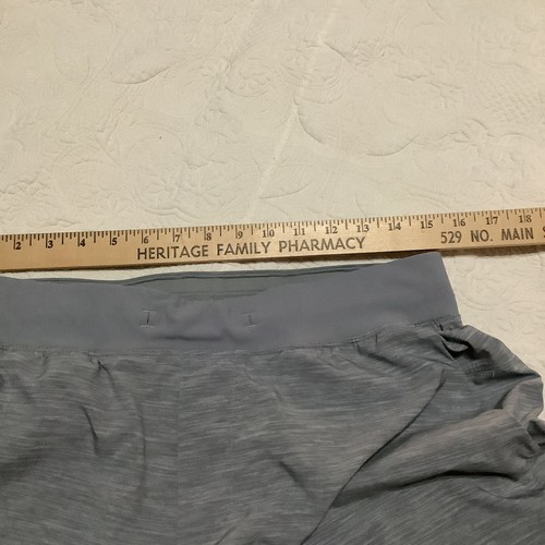 Lululemon Men’s T.H.E Linerless 10”Shorts (LM7AATS) Gray Running Size L - Picture 5 of 9
