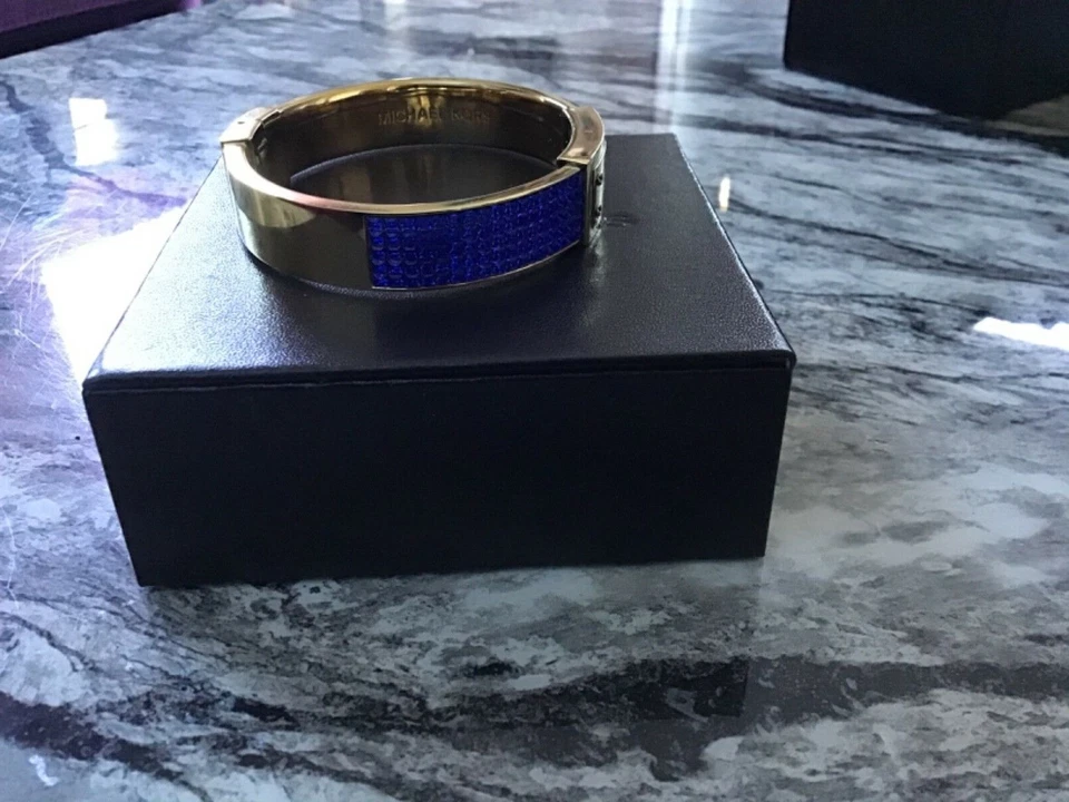 Michael Kors Armreif Blau Gold - Bild 3 von 4