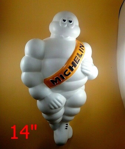14" MICHELIN MAN FIGURKA LALKI BIBENDUM KOLEKCJONERSKA REKLAMA OPONA, DEKORACJA CIĘŻARÓWKI - Zdjęcie 6 z 101
