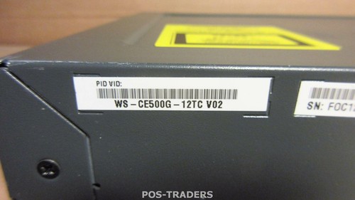 CISCO WS-CE500G-12TC V02 500G 12-Port Gigabit Switch 10/100/1000 + 4x SFP Ports - Afbeelding 3 van 3