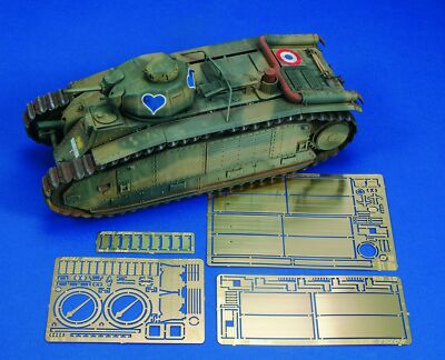 MW22 ROYAL MODEL 539 LE CHAR B1 BIS (1/35 SCALE) ACCESSORIES