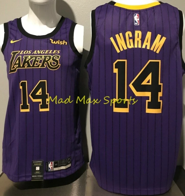 BRANDON INGRAM Los Angeles LAKERS Nike WISH Purple CITY EDITION Swingman  Jersey